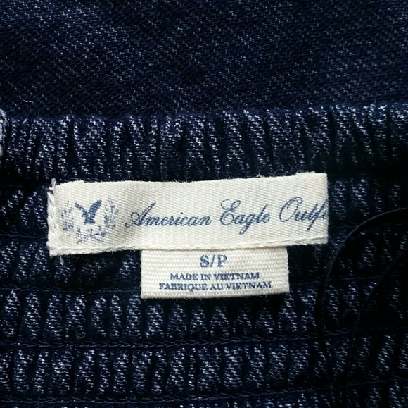 Chambray Strapless Dress - Picture 2 of 3